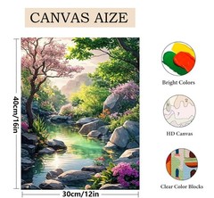 2 Pack Paint by 8 x 9 x 2.6 inches, 2 pack Number Art 0725-3