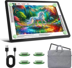 Rechargeable A3 Diamond Art Light Board with Carry Bag, 5600 Lux Tracing Light B