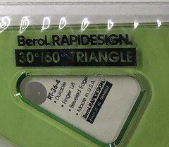 Berol RapiDesign 30/60 Triangle RT 36-4