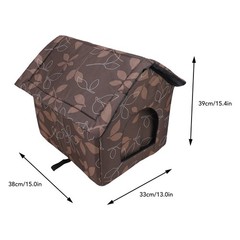 Outdoor Cat House Cloth Weather Proof Insulated Pet Shelter Dog House