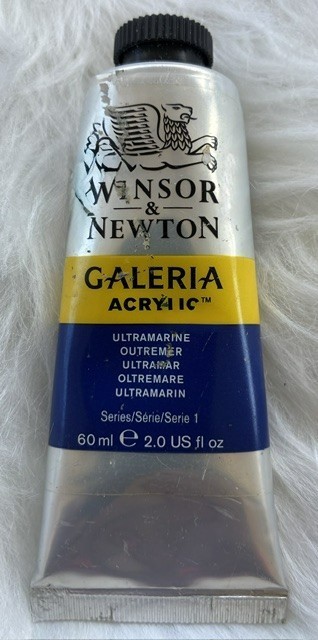 363–Winsor & Newton Ultramarine Acrylic Paint 2 oz (59 ml) Tube – NEW