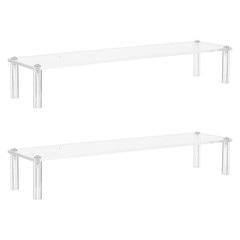 2Pcs Transparent Acrylic Hand Rest for Painting Ergonomic Sketching Aid