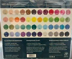 Art Alternatives Illustration Markers 48ct Alcohol Based Brush & Chisel Tips NEW