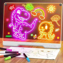Rechargeable LED Drawing Board with 9 Light Modes