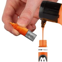 Molotow ONE4ALL Acrylic Paint Marker, 2mm, Shock Blue Middle, 1 Each (127.205)