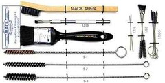 Mack 1200-K 15 Piece Spray Gun Cleaning Kit – Nylon, Horsehair, Brass Brushes