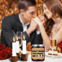 LEIOH Anniversary Valentines Day Gifts for Her, Him, Funny Wedding 7 Ounce, G