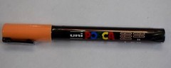 UNI POSCA PC-3M Paint Marker Water Based Bullet Tip Light Orange 0.9-1.3mm 6 Pk