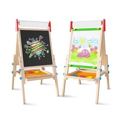 Easel for Kids with 2 Drawing Paper Roll, Learning-Toy for 3,4,5,6,7,8 Years …