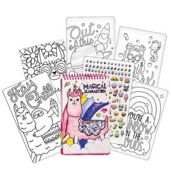 Fashion Angels Llama Shaker Compact Sketch Portfolio/Llama