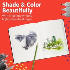 Hardcover Sketch Book 2 Pack Drawing Books 5.5″ X 8″ Sketchbooks, 110 Sheets Har