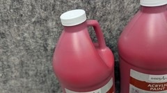 2 x Bright Red/Brite Red Acrylic Paint, 64oz/1/2 Gallon Handy Art 🔥NEW/SEALED🔥