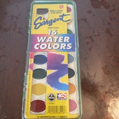 Sargent Watercolors, 16 water colors