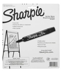 SHARPIE Flip Chart Markers, Bullet Tip, Assorted Colors, 8 Pack, Low-Odor,…