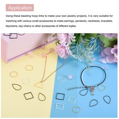 Round Earring Beading Hoop Rings Circle Link Ring 12mm/ 0.47″ Bronze,20pcs