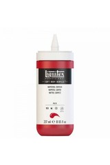 Professional Naphthol Crimson Soft Body Acrylic Paint 237ml 8 oz Bottle