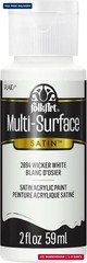 FolkArt Multi-Surface Paint in Assorted Colors (2 oz), 2894, Wicker White