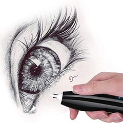 Electric Eraser for Artists, AFMAT Rechargeable Electric Eraser Kit,140