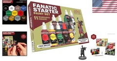 Warpaints Fanatic: Starter Set, 11 x 18 mL Acrylic