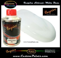 INSPIRE WHITE BASE AIRBRUSH 8oz (SOLVENT), CUSTOM PAINT, HOK, ARTIST, MOTORCYCLE