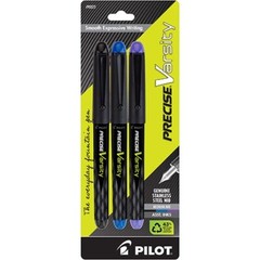 Pilot Precise Varsity Fountain Pen Med Nib Asst Colors 3/Pk Invitation Lettering