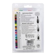 Marvy DecoColor Glossy Oil Base Paint Markers Art Craft Drawing Supplies