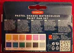 NEW Never used Derwent Pastel Shades Watercolor Paint Pan Set FAST FREE SHIPPING
