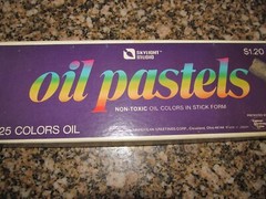 *Skylight Studio Vintage Oil Pastels 25 Colors Oil Non-Toxic Made in Japan
