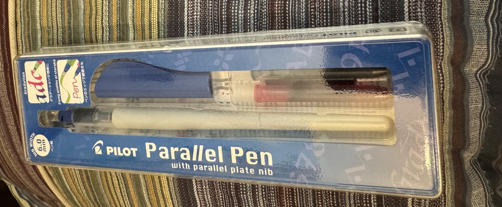PILOT PARALLEL PEN SET 6.0MM WITH PARALLEL PLATE NIB