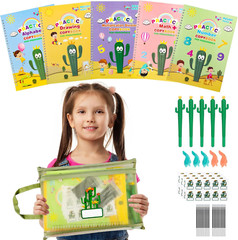Complete Handwriting Practice for Kids, Grooved Writing Book Magic Copybook, Reu