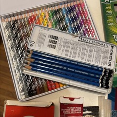 Lot of Coloring/Drawing supplies Blender Pens , Colored Pencils.