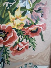Floral Still Life Vase Framed Wall Art Painting
