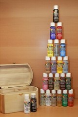 LOT OF 23 in BOX DecoArt Crafter’s Acrylic All-Purpose Paint 2oz (See Pictures)