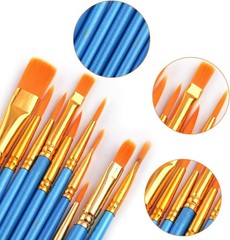 Creative Bliss: 36-Watercolor Paint with 10 Brushes for Young Artists