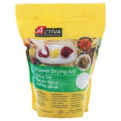 Silica Gel Flower Drying 4lb 1.81g Microwaveable Reusable Activa Preserve