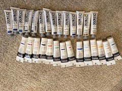 BRAND NEW Liquitex and Golden Paint Lot 27 Colors NO DUPLICATES Retails $300+
