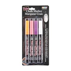 of America Extra Fine Tip Bistro Chalk Marker Set Multicolor 4 Pack