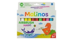 MALINOS 300968 Magic Pack of 10 Including 4 Stencils Airbrush