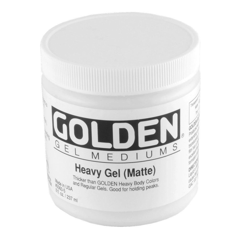 Golden Acryl Med 8 Oz Heavy Gel Matte
