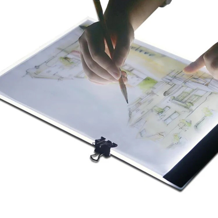 Ultra-thin A4 Size Portable USB LED Artcraft Tracing Light Box Copy Board Bright