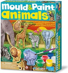 Mould & Paint Crafts Animals Paintable Fridge Magnets