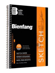 Bienfang Spiral Bound Sketch Pad 8.5X11 Inch 100 Sheets Acid Free Paper