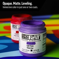 SoFlat Matte Acrylics by GOLDEN, Black, 2 fl. oz. Jar, Office Product