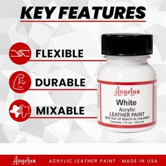 Angelus Acrylic Paint White 30ml [Domestic Genuine Product]