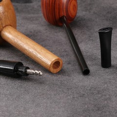 Vintage Premium Long Wood Smoking Pipe Wooden Portable Cigar Pipes Tobacco pipe