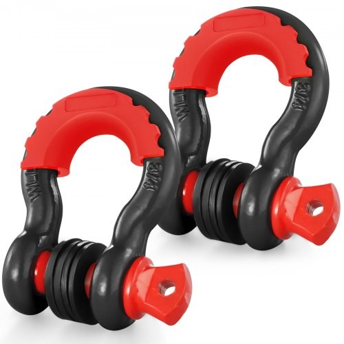 3/4″ D-Ring Shackle, 2 Pack Alloy Steel Shackles 62832 lbs (28.5 Ton) Break …