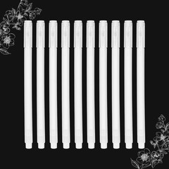 White Gel Pen White Ink Pen Set Point Gel Pens for Black Paper Art Drawing Jo…