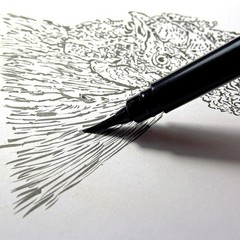 Pentel Arts Pocket Brush Pen with Refills, 1 & 1 Count (Pack of 1), Black