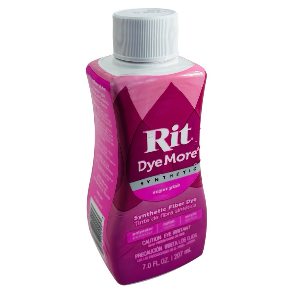 Rit DyeMore Liquid Dye, Super Pink 7-Ounce 207mL Synthetic