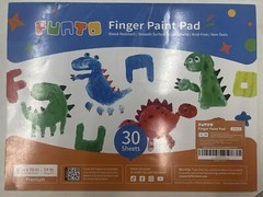 Fun & Engaging Finger Paint Pads for Kids – 2-Pack, 12″x16″, Non-Absorbent